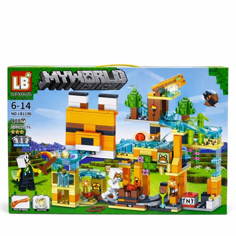 Конструктор "Блочный мир", 428 деталей