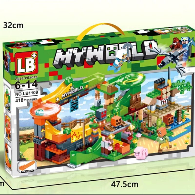 Lego набор Майнкрафт My world 418+ деталей