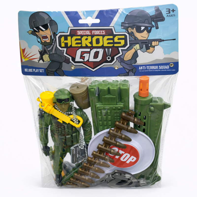 Набор автомат военный heroes GO