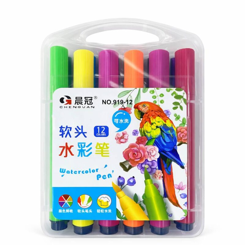 Фломастер маркер 12-цветов