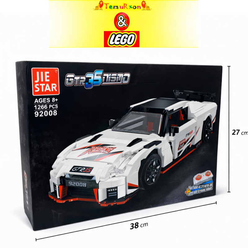 Конструктор JIE STAR GTR 35 Nismo 1266 деталей