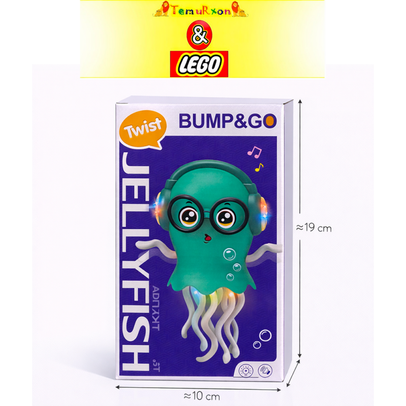 Интерактивная игрушка «Jellyfish Bump & Go» с музыкой и подсветкой