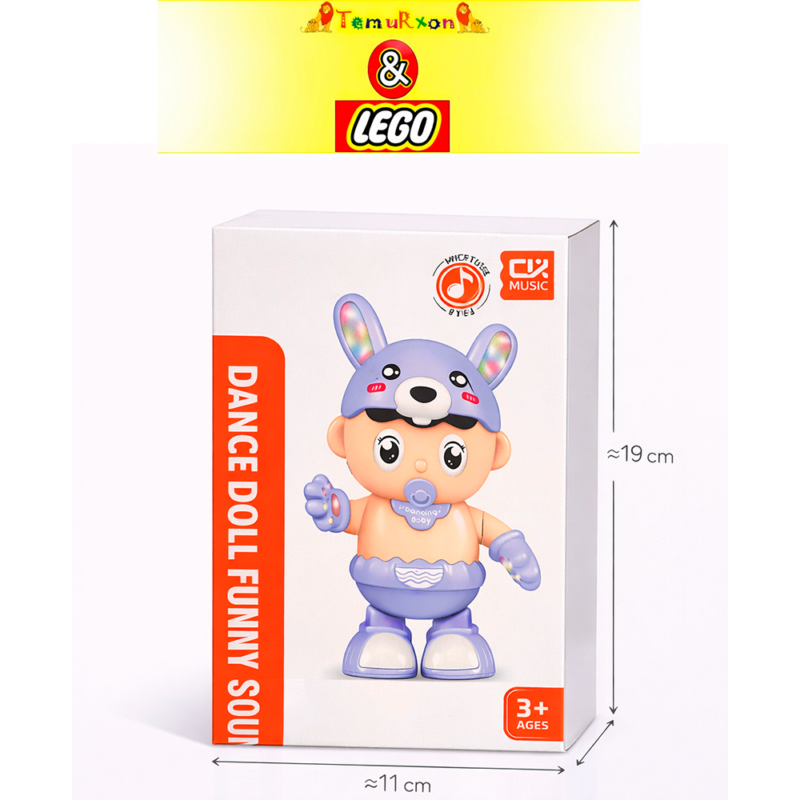 Интерактивная музыкальная кукла Dance Doll Funny Sound со светом и звуком