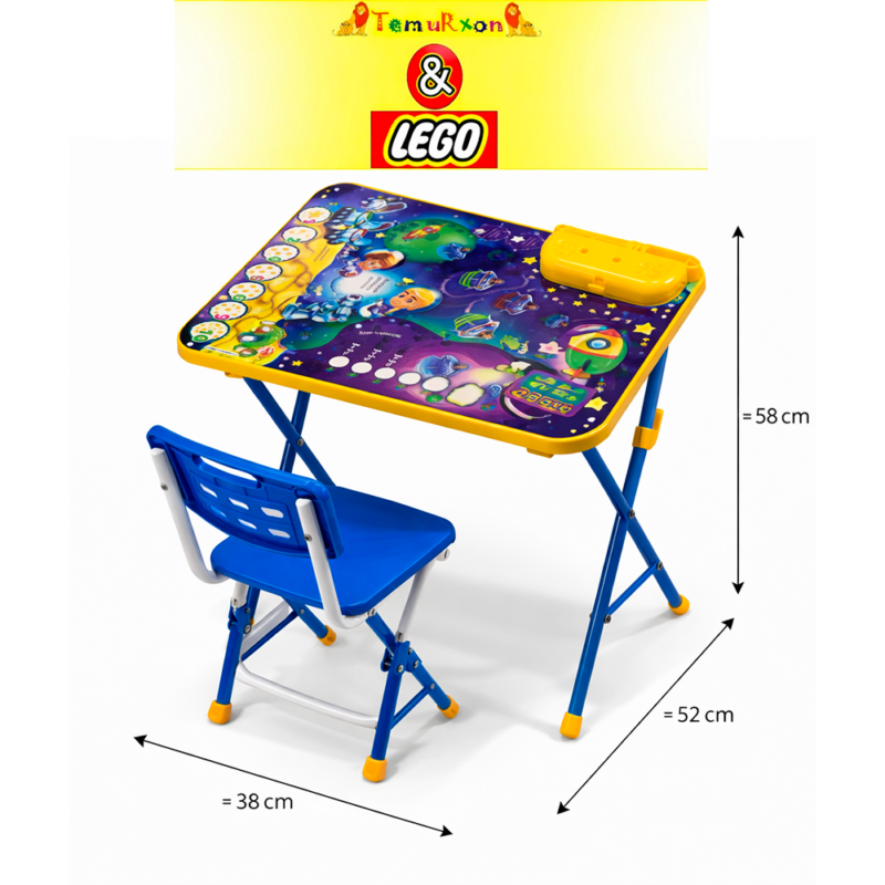 Складная детская парта со стулом Space