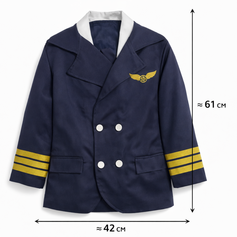 Детский костюм пилота 61 см — карнавальный костюм капитана самолёта для мальчика