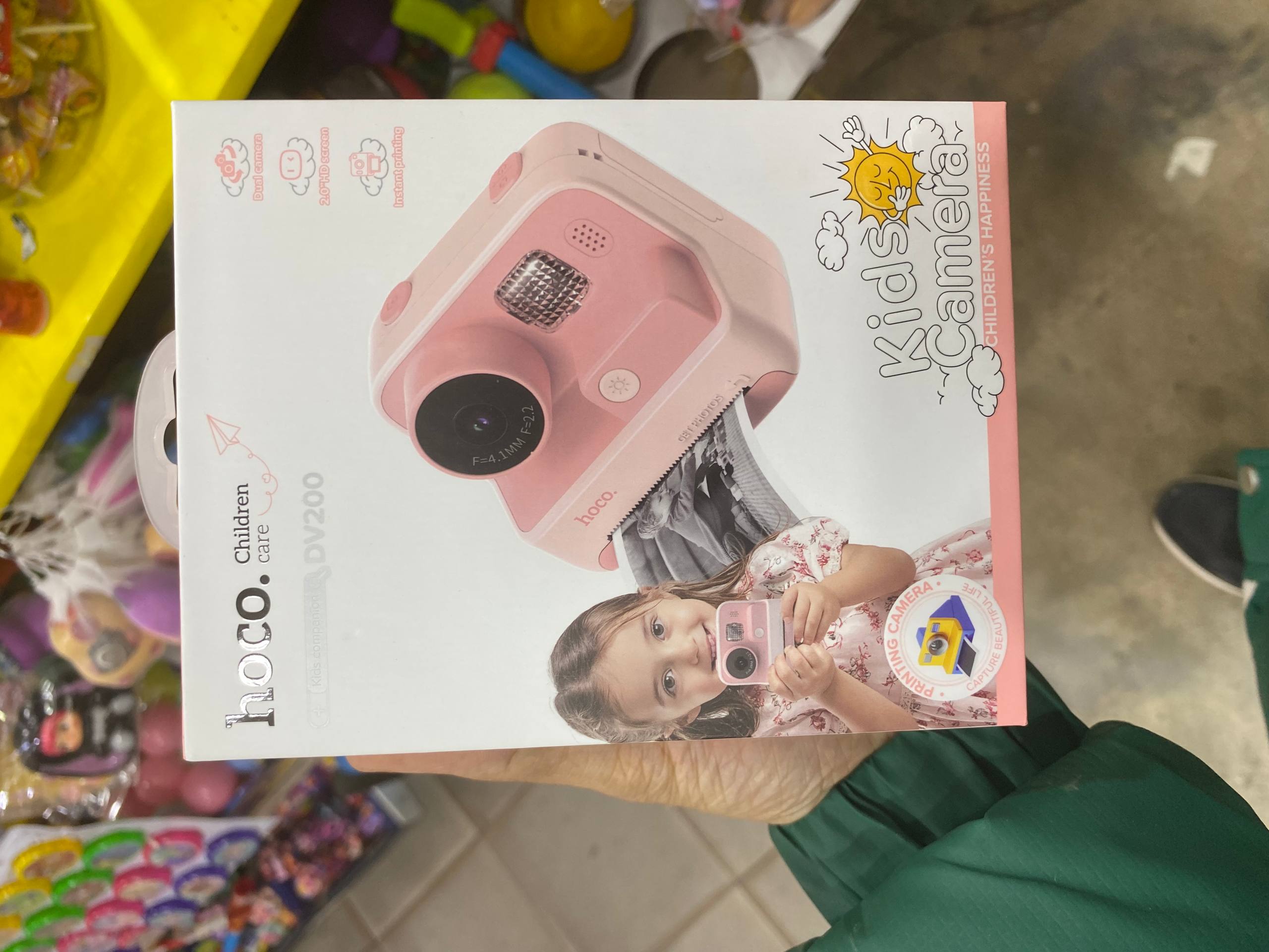 Детская камера Hoco Kids Camera — фотоаппарат для детей, розовый — изображение 2
