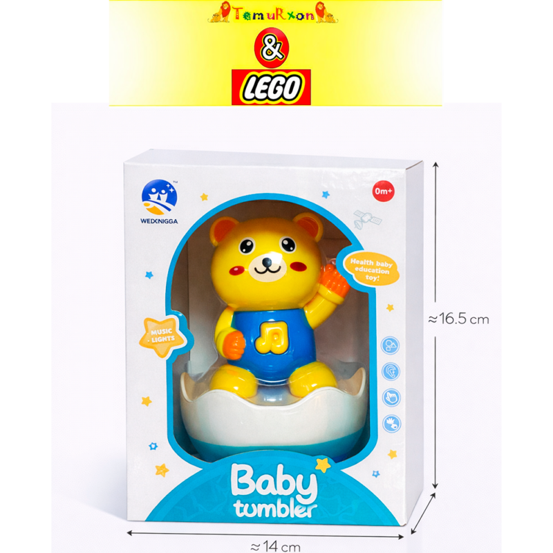 Baby Tumbler «Мишка» с музыкой и светом (0+)