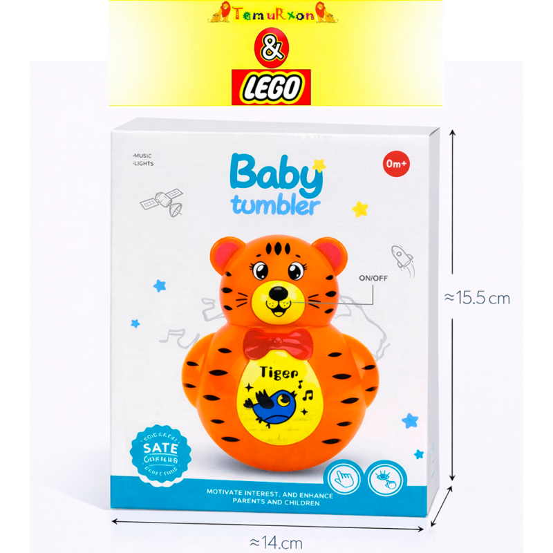 Baby Tumbler «Тигр» музыкальный (0+)