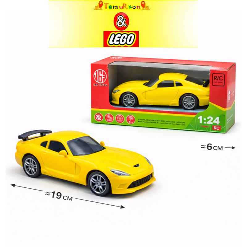 Радиоуправляемая спортивная машина RC Car 1:24 – игрушечная машинка на пульте