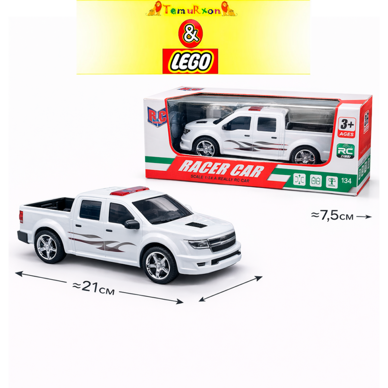 Радиоуправляемый пикап Racer Car 1:24 – машинка на пульте управления для детей