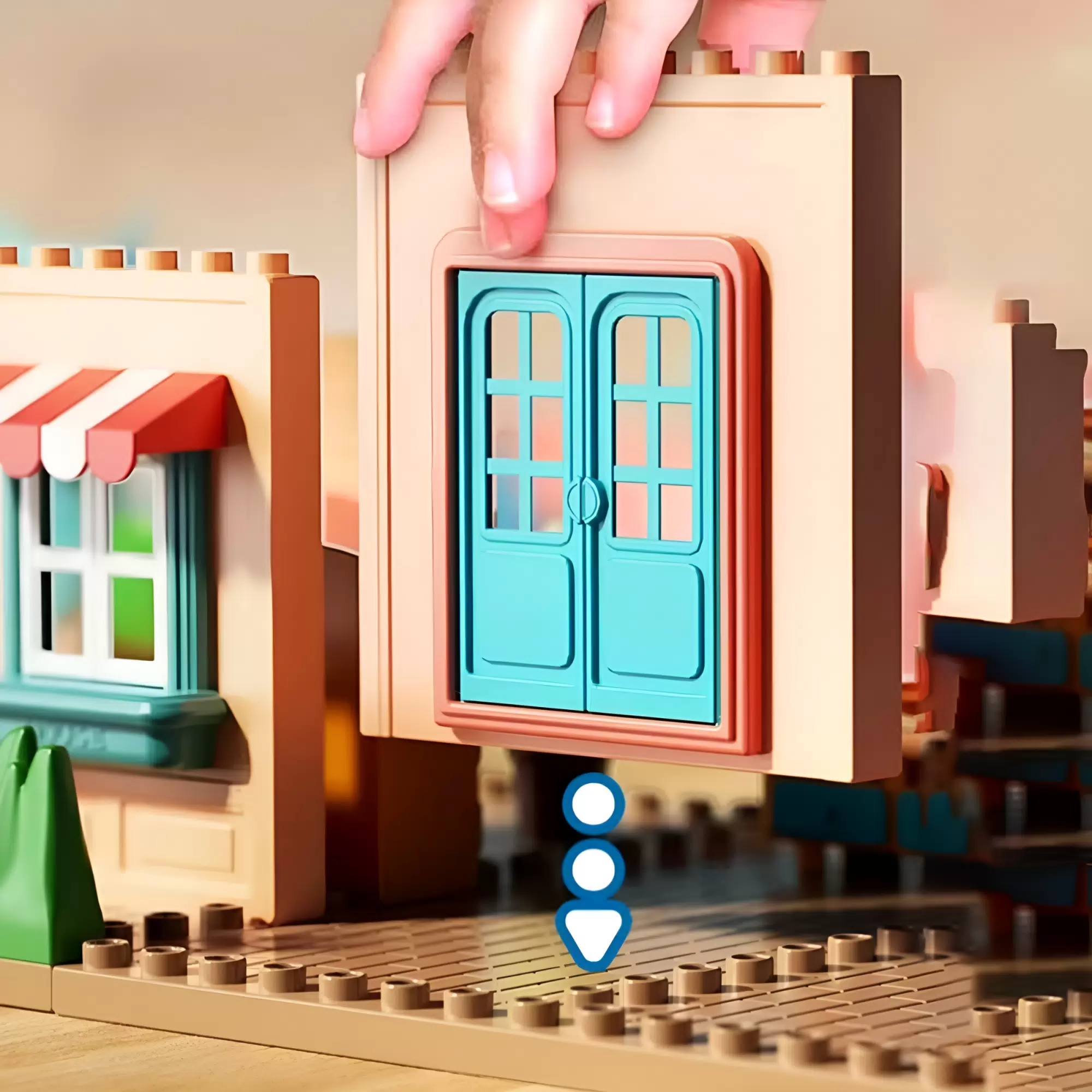Детский конструктор дом 186 деталей Genius Architect 3+ | развивающий набор — изображение 5