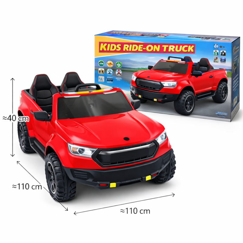 Детский электромобиль пикап Ride-On Truck – большая машинка для детей