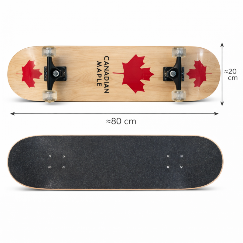Скейтборд Canadian Maple 80 см – профессиональная доска для катания