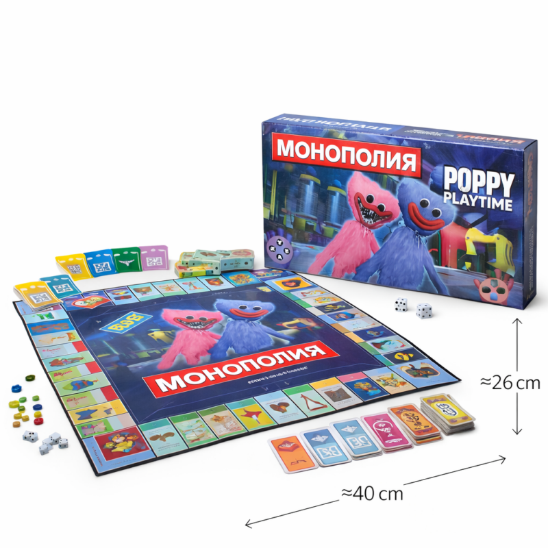 Мополия Poppy Playtime – экономическая игра для детей и семьи
