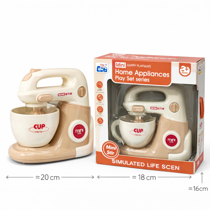 Игрушечный кухонный миксер Mini Stir для детей – детская кухонная техника