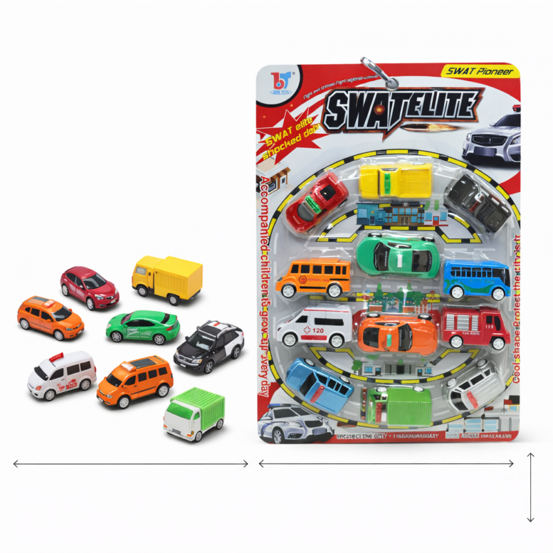 Набор игрушечных машинок SWAT Elite – комплект мини транспорта для детей