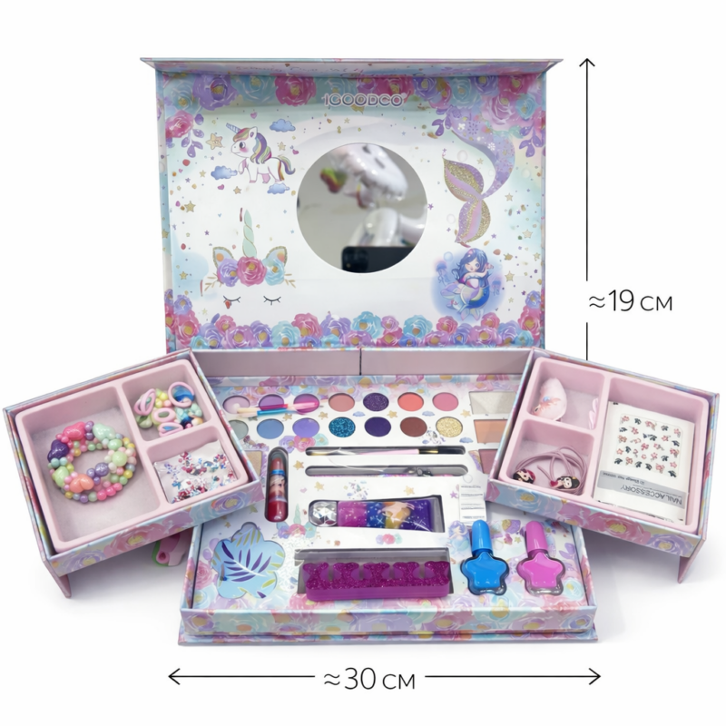 Детский набор косметики Unicorn Makeup Set с аксессуарами