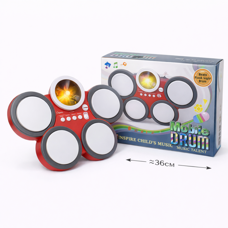 Электронная барабанная установка Mobile Drum – детская игрушка