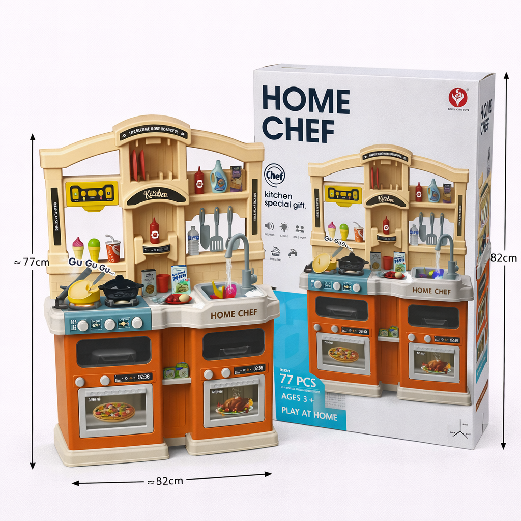 Детская игровая кухня Home Chef 77 предметов