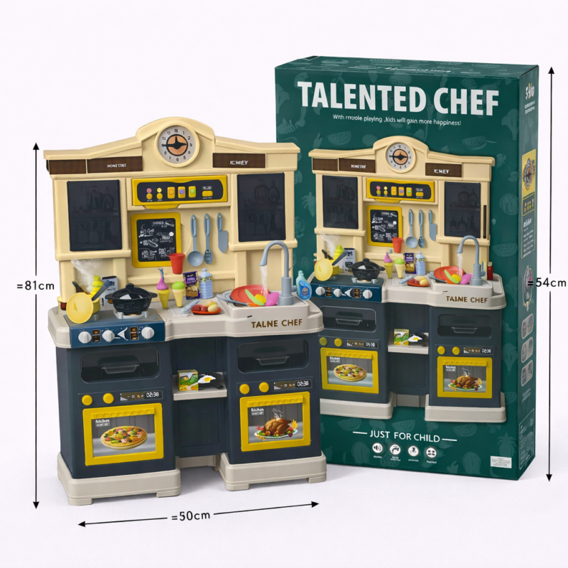 Детская кухня Talented Chef 81 см с водой и аксессуарами большая игровая кухня для детей