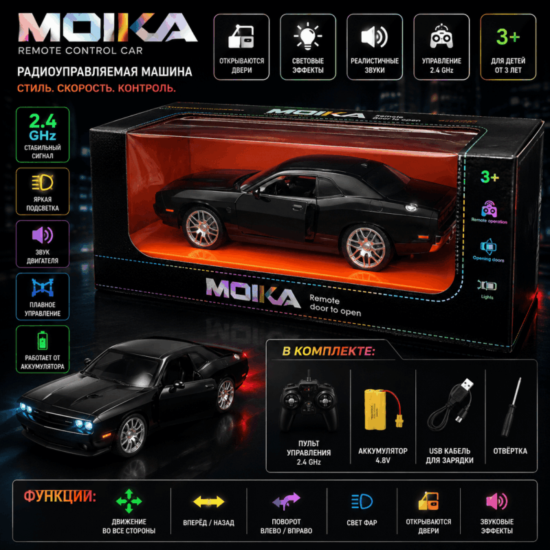 Радиоуправляемый спортивный автомобиль MOIKA