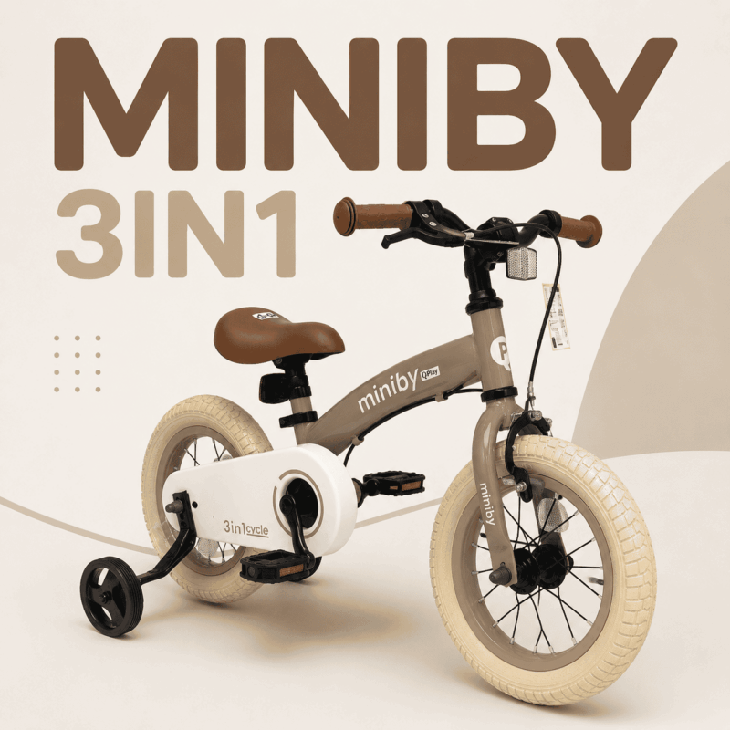Детский велосипед Miniby 3 в 1