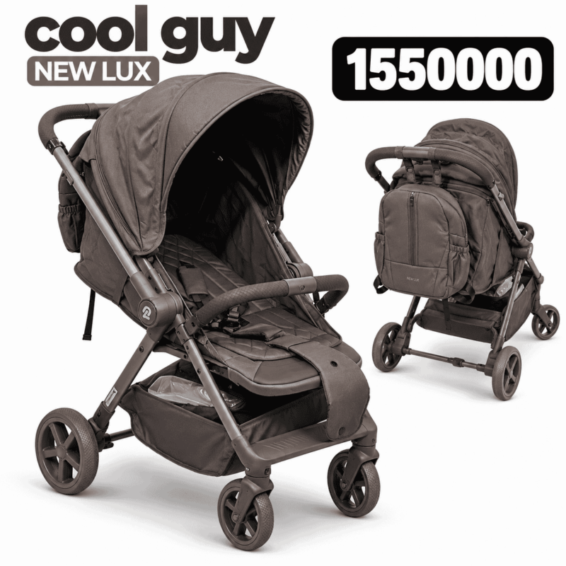 Прогулочная коляска Cool Guy New Lux — серая